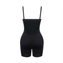 Load image into Gallery viewer, Snatcher - Black Detachable Straps Side Zip Body Shaper
