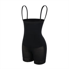 Load image into Gallery viewer, Snatcher - Black Detachable Straps Side Zip Body Shaper
